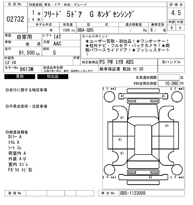 Honda FREED 2019 8588929-2