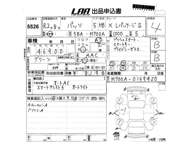 Toyota PASSO 2020 6967469-2