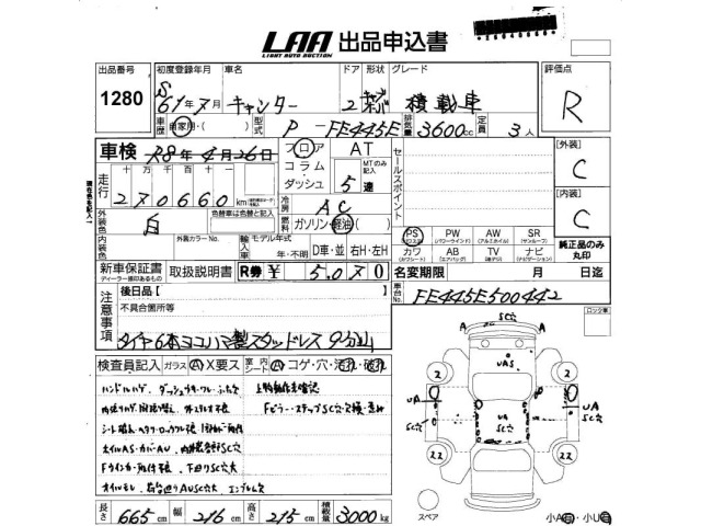Mitsubishi CANTER 1986 7000036-2