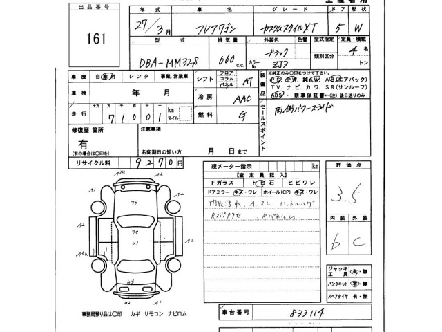 Mazda FLAIR WAGON 2015 6988146-2