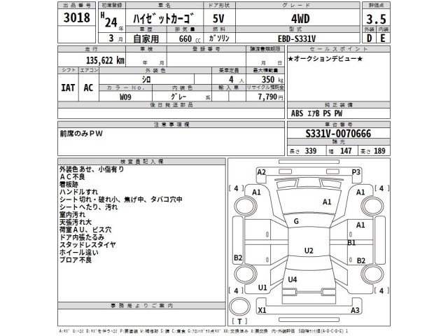 Daihatsu HIJET VAN 2012 7001590-2