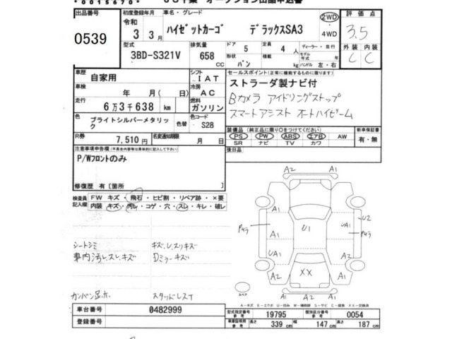 Daihatsu HIJET VAN 2021 7001793-2