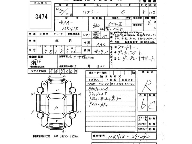 Suzuki HUSTLER 2018 7002532-2