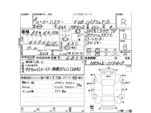 Suzuki HUSTLER 2020 7002562-3
