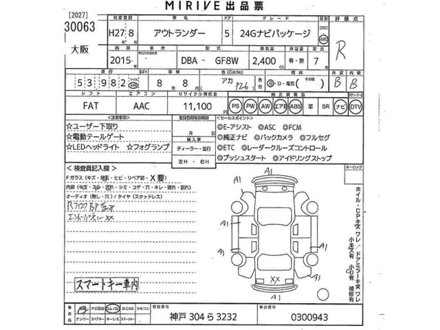 Mitsubishi OUTLANDER 2015 6987177-2
