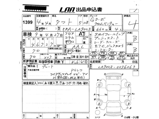 Daihatsu TAFT 2022 6998618-2