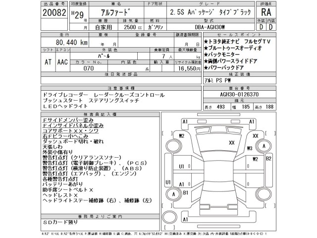 Toyota ALPHARD 2017 7023123-2