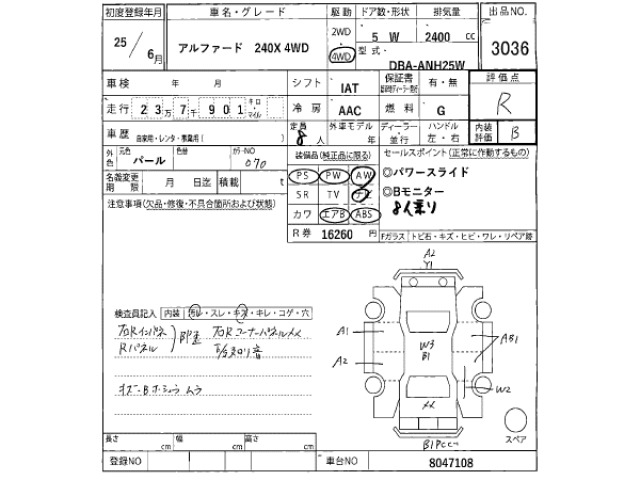 Toyota ALPHARD 2013 7023149-2