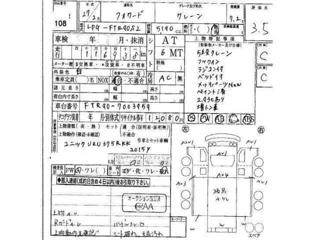 Isuzu FORWARD 2015 7008427-29