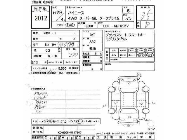 Toyota HIACE VAN 2017 7021792-2