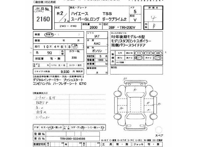 Toyota HIACE VAN 2020 7022004-2