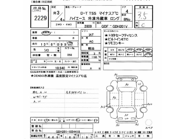 Toyota HIACE VAN 2021 7022022-2