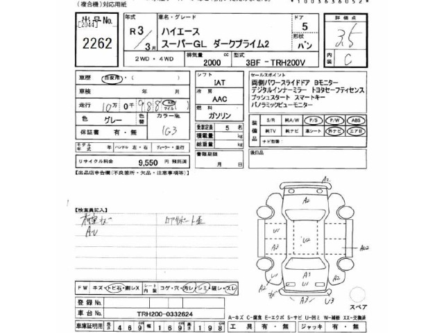 Toyota HIACE VAN 2021 7022045-2