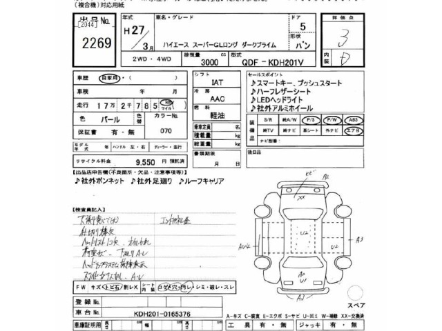 Toyota HIACE VAN 2015 7022048-2