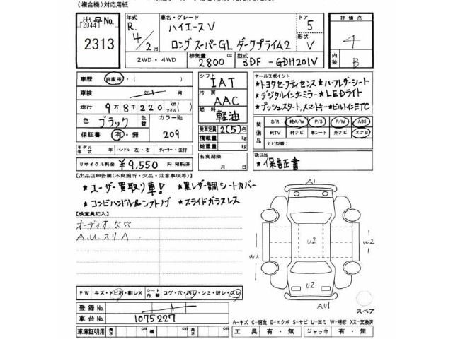 Toyota HIACE VAN 2022 7022064-2