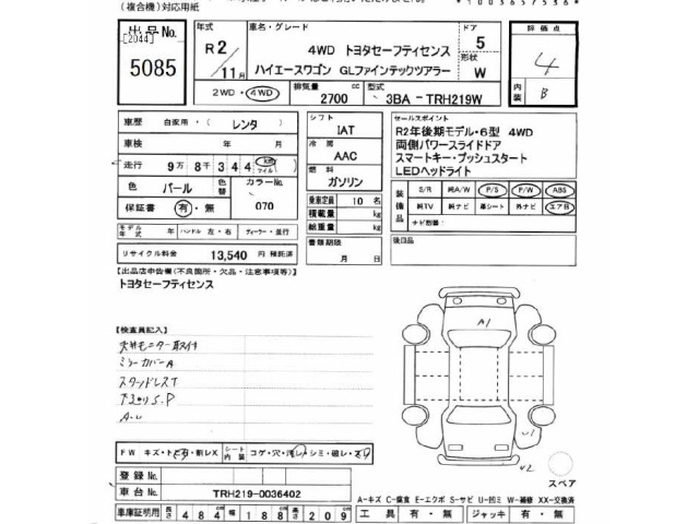 Toyota HIACE WAGON 2020 7023487-2