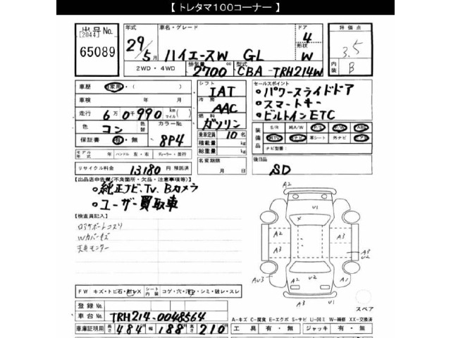 Toyota HIACE WAGON 2017 7023565-2
