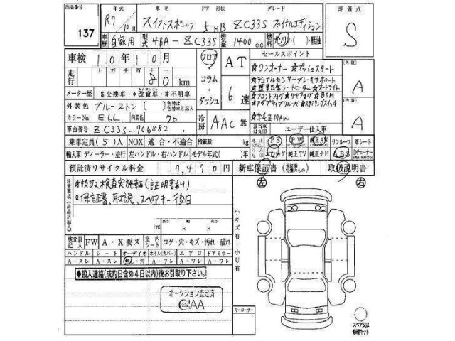 Suzuki SWIFT 2025 7002948-29