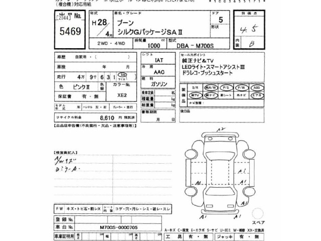 Daihatsu BOON 2016 7034265-2
