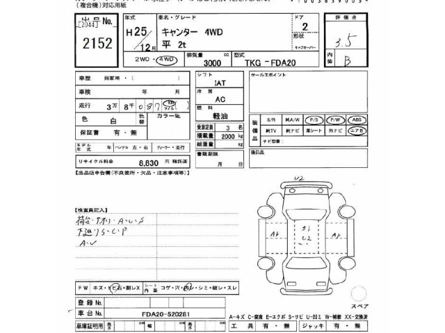 Mitsubishi CANTER 2013 7032250-2