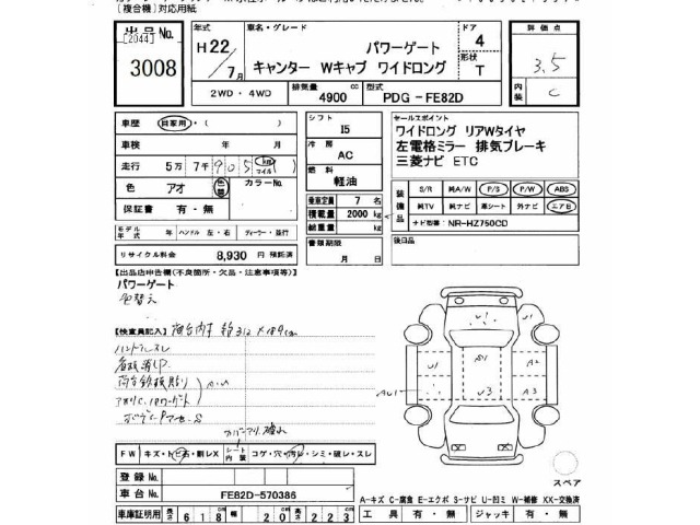 Mitsubishi CANTER 2010 7032261-2