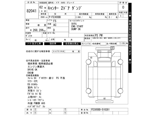 Mitsubishi CANTER 1987 7032314-2