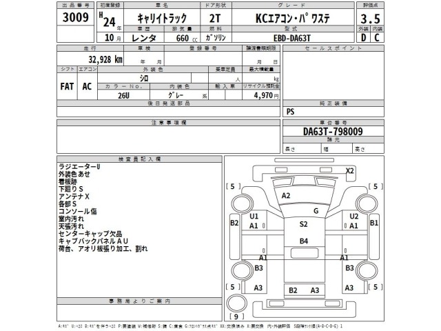 Suzuki CARRY TRUCK 2012 7032978-2