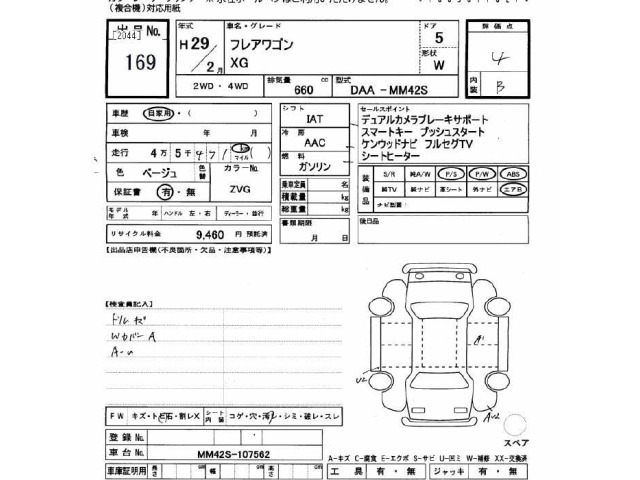 Mazda FLAIR WAGON 2017 7029140-2