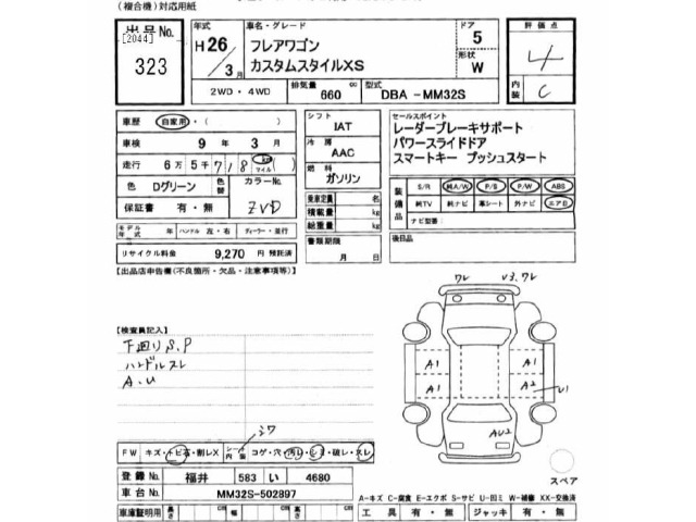 Mazda FLAIR WAGON 2014 7029143-2