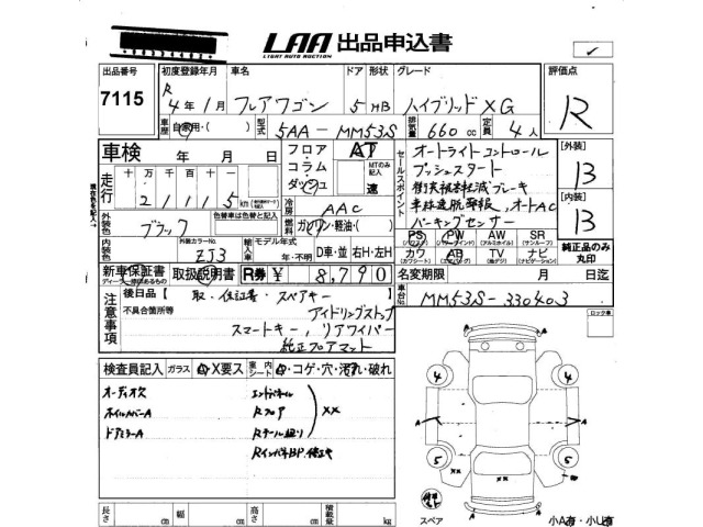 Mazda FLAIR WAGON 2022 7029162-2