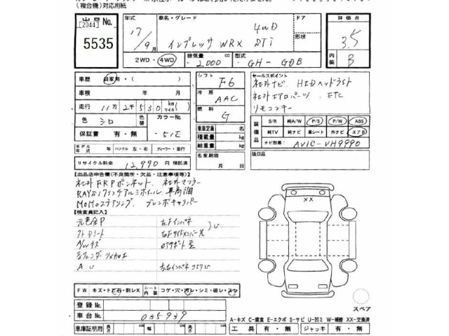 Subaru IMPREZA 2005 7033993-2