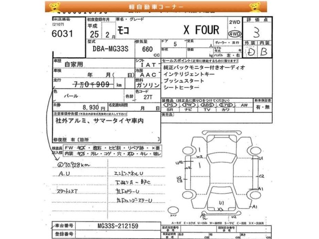 Nissan MOCO 2013 7030557-2