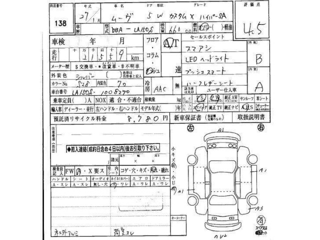Daihatsu MOVE 2015 7034121-7