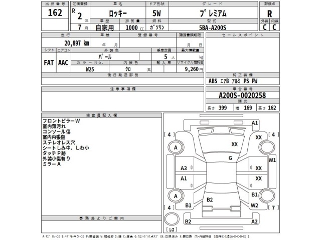 Daihatsu ROCKY 2020 7034220-2