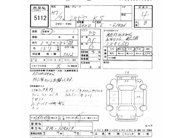 Nissan SILVIA 1995 7025178-2