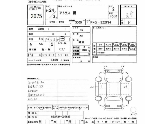 Nissan ATLAS 2012 7057751-2