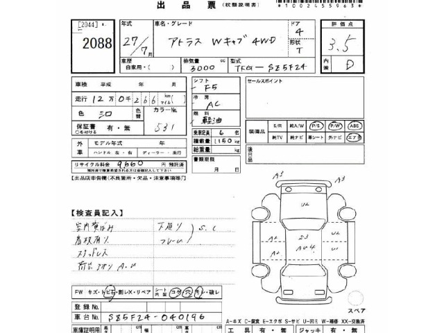 Nissan ATLAS 2015 7057779-2