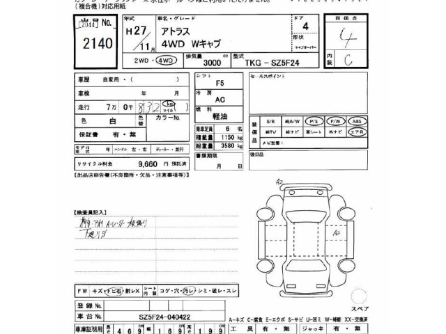 Nissan ATLAS 2015 7057839-2