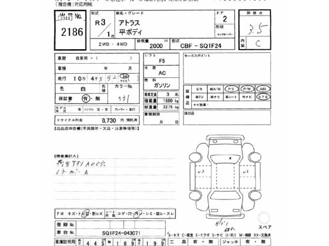Nissan ATLAS 2021 7057884-2