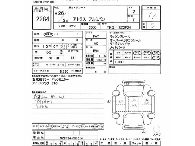 Nissan ATLAS 2014 7057974-2