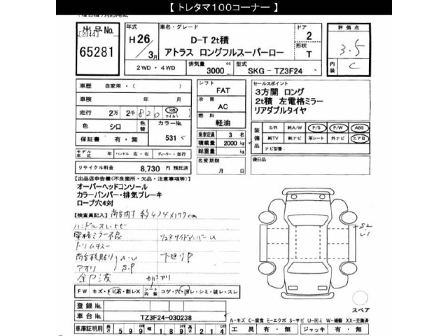 Nissan ATLAS 2014 7058111-2