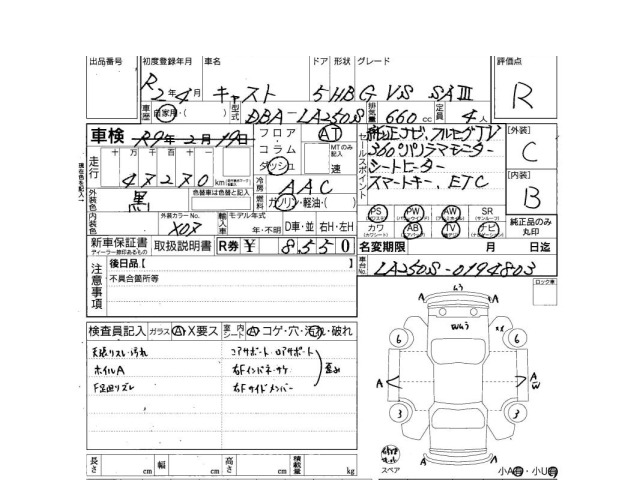 Daihatsu CAST 2020 7061750-3