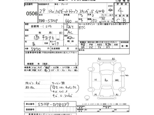 Daihatsu HIJET TRUCK 2017 7055053-2