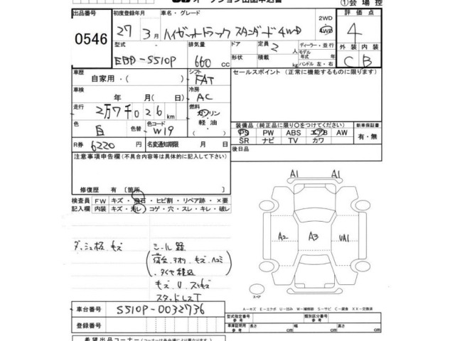 Daihatsu HIJET TRUCK 2015 7055070-2