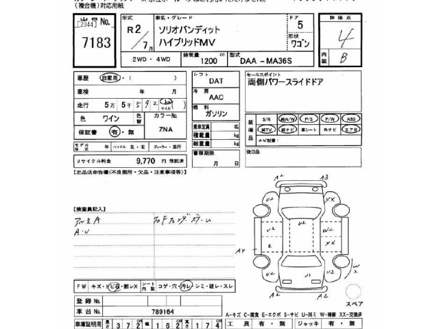 Suzuki SOLIO 2020 7063206-2