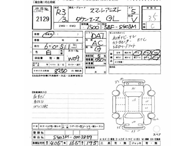 Toyota TOWNACE VAN 2021 7052460-2