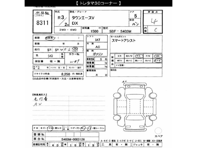 Toyota TOWNACE VAN 2021 7052532-2