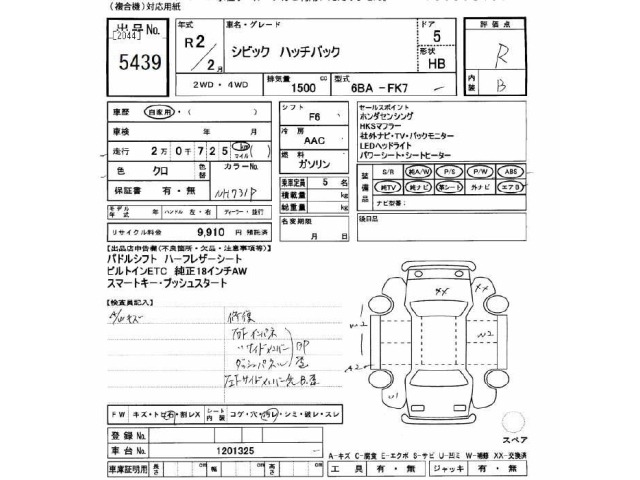 Honda CIVIC 2020 7069302-2