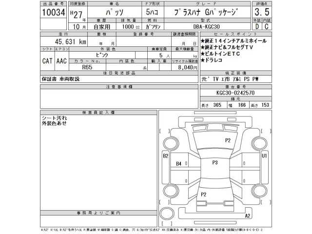 Toyota PASSO 2015 7085355-2