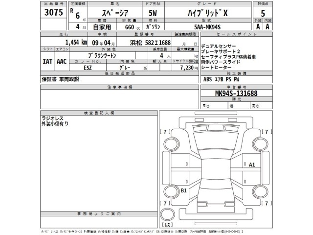 Suzuki SPACIA 2024 7077634-2